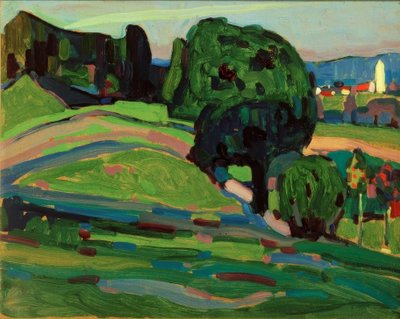 Landscape near Murnau by Wassily Kandinsky